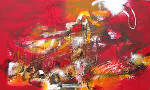 William Malucu - Flaming red verkocht voor € 200!