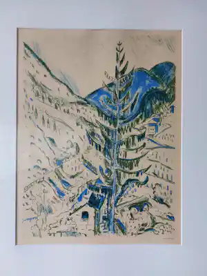 Jan Wiegers - Sneeuwlandschap in Graubunden verkauft für € 125!