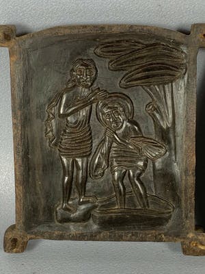 Ethiopie - 201202 - ANTIQUE Ethiopian African wooden 19th century coptic icon - Ethiopia. kopen? Bied vanaf 1!