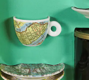 Robert Rauschenberg - voor Illy - 5-persoons espresso-set - Porselein kopen? Bied vanaf 1!