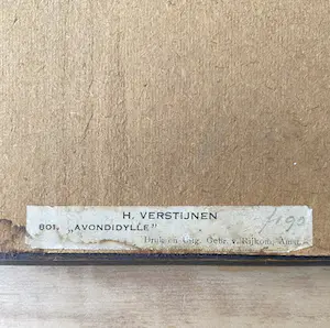 Henri Verstijnen - Litho “Avondidylle” kopen? Bied vanaf 25!