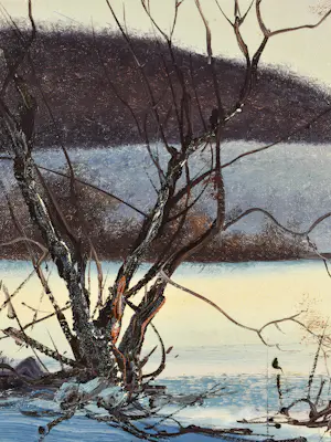 Albert Buikema - Winterse Alpenweide kopen? Bied vanaf 200!