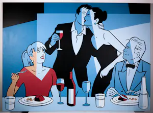 Luc Verschuuren - Acryl op doek, Recontres IV kopen? Bied vanaf 350!