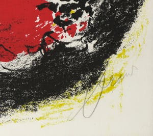 Eugene Brands - Litho, Landscape at night - Ingelijst kopen? Bied vanaf 1!