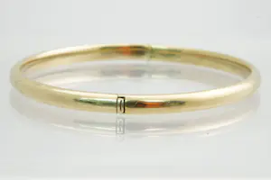 108 - Klassieke 18krt geel-gouden en elipsvormige slaven dames-armband kopen? Bied vanaf 430!