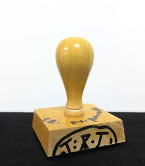 A.R. Penck - Handgesigneerde en genummerde stempel verkocht voor € 1!