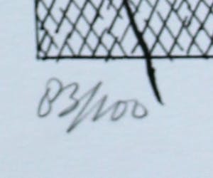 Jan Schoonhoven - litho: Formatie - 1987 kopen? Bied vanaf 320!