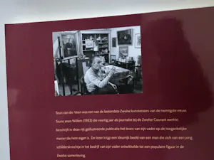 Teun van der Veen - Boerderij, werk van de bekende Zwolse schilder. Medeoprichter van Palet. kopen? Bied vanaf 170!
