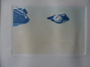 Nono Reinhold - 5 kleuren ets -1983 + gesigneerd gedicht Bert Schierbeek kopen? Bied vanaf 60!