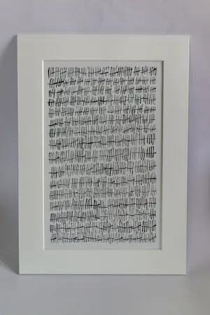 Jan Schoonhoven - Twee Offset-Litho's op papier naar een Inkt/Penseel Uit 1976 kopen? Bied vanaf 40!