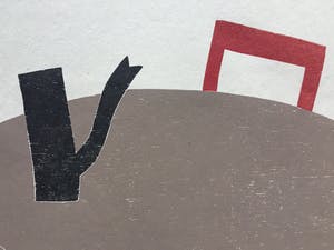 Klaas Gubbels - houtdruk ‘Bonnard’ - 2010 - oplage 22/25. kopen? Bied vanaf 375!