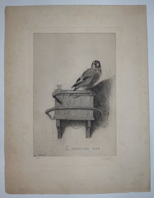 Philip Zilcken - Ets naar Het Puttertje van Carel Fabritius kopen? Bied vanaf 65!
