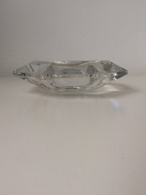 Val-Saint-Lambert - Octagonale kristallen asbak - gesigneerd kopen? Bied vanaf 20!