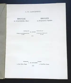 Leo Lanckneus - Brugge Bruges kopen? Bied vanaf 50!