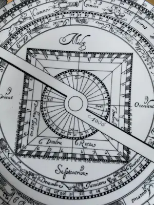 Piero Fornasetti - Bord "AstroLabio" nummer 6 1970 kopen? Bied vanaf 60!