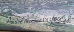 Andre van der Vossen - Landschap met hooimijt. kopen? Bied vanaf 129!