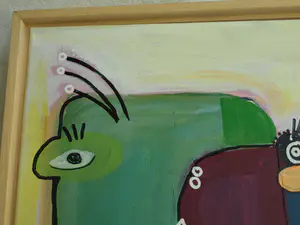 Jasper Banen - Acrylverf op doek , ingelijst , Voor de bevalling – 2021 kopen? Bied vanaf 110!