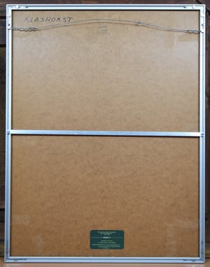 Peter Klashorst - olieverf op papier - abstracte compositie kopen? Bied vanaf 199!