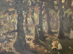 Cor Noltee - Boslandschap met kabbelend beekje kopen? Bied vanaf 450!