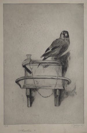 Philip Zilcken - Ets naar Het Puttertje van Carel Fabritius kopen? Bied vanaf 65!