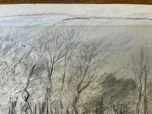 Anton Mauve (sr.) - Bomenrij in een winters landschap kopen? Bied vanaf 110!