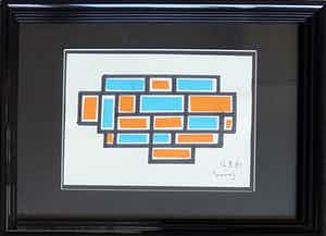 Siep van den Berg - Collage op papier verkocht voor € 125!