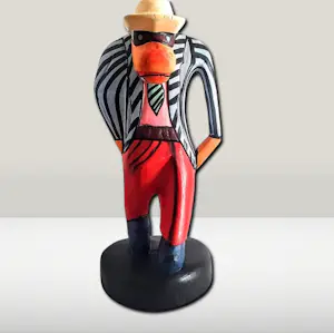 AcheterMarkus Pierson - Holz-Skulptur Coyote Typ Dandy Handbemalt signiert Höhe 26 cm? Enchérissez de 280!