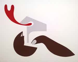 Tjeng Sit Oey - Gesigneerde kleuren zeefdruk verkocht voor € 55!