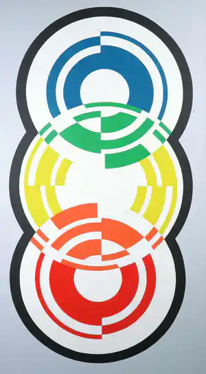 Arjen Toet - Acryl op doek, Zonder titel - Ingelijst verkocht voor € 80!