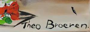 Theo Broeren - Acryl op doek, Het aperitief (Zeer groot) kopen? Bied vanaf 200!