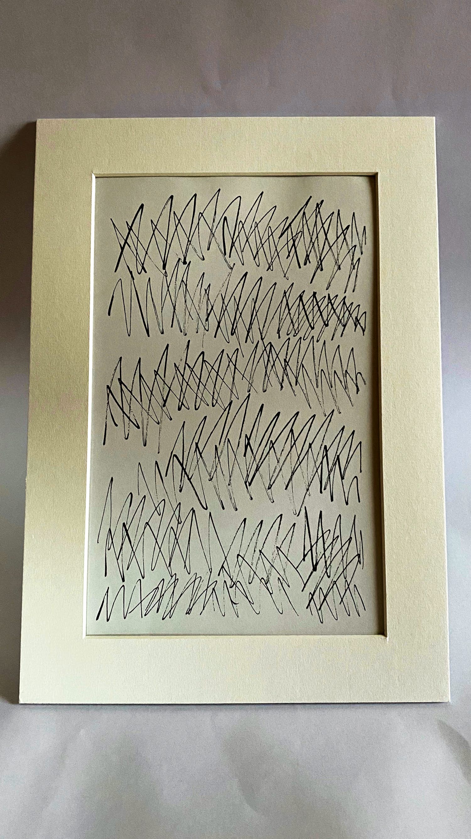 Jan Schoonhoven - Twee Offset-Litho's op papier naar een Inkt/Penseel Uit 1976 verkocht voor € 35!