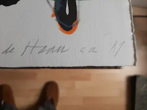 Jurjen de Haan - Litho, Abstract werk kopen? Bied vanaf 40!