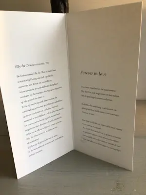Elly du Clou-Bruggeman - “ Forever in love “. kopen? Bied vanaf 195!