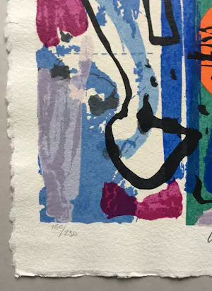 Corneille - kleurrijke zeefdruk - 1991. kopen? Bied vanaf 175!