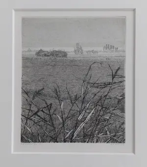 Reinder Homan - Landschapsetsen (drieluik) kopen? Bied vanaf 250!