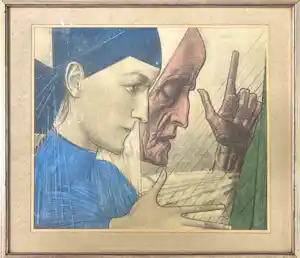 Jan Toorop - Handgekleurde Isografie 'Jeugd en Ouderdom' (uitgave Vorst & Tas, Amsterdam) verkauft für € 50!