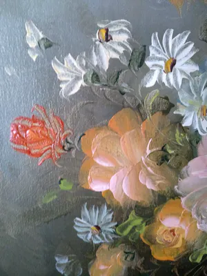 Robert Cox - Stilleven pot met bloemen. kopen? Bied vanaf 35!