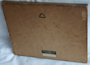 Niet of onleesbaar gesigneerd - Ingelijst, Gouache , 6 Vogeltjes op een tak - Oud kopen? Bied vanaf 1!