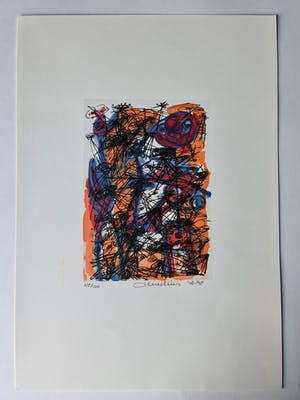 Henk Hesselius - Map met 6 zeefdrukken, Experimenteel Universum kopen? Bied vanaf 75!