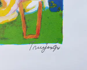 Hans Truijen - Bloemen voor Gea, 14-kleuren zeefdruk kopen? Bied vanaf 1!