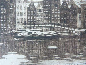 Cornelis Brandenburg - Amsterdam - Damrak - Epreuve kopen? Bied vanaf 95!