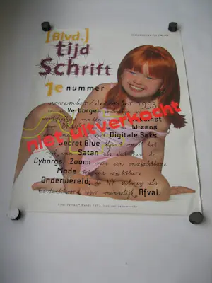 Inez van Lamsweerde - Poster Blvd. Tijdschrift 1e Nummer (1993) kopen? Bied vanaf 85!