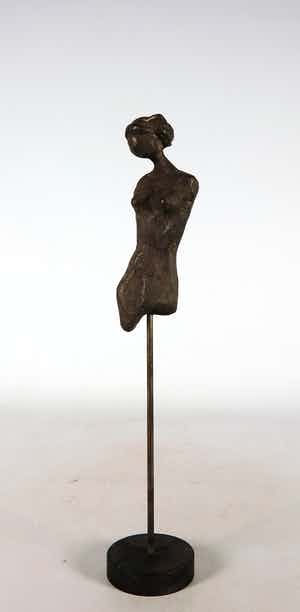 Brons (Onbekend) - Vrouwentorso verkocht voor € 1!