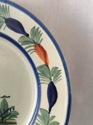 Henriot Quimper - Frans aardewerk bordjes kopen? Bied vanaf 30!