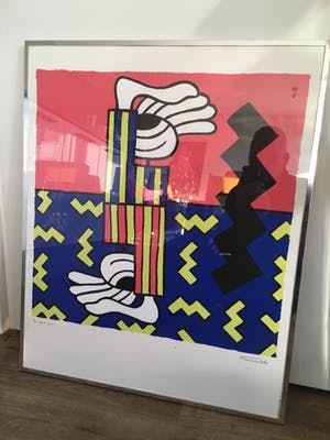 Wim Heesakkers - Kleurenlitho ‘ Upside Down ‘ kaufen? Bieten Sie von 50!