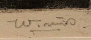 Willem Nijs - Ets: Uitzicht op een ruineuze stad met tempels kopen? Bied vanaf 60!