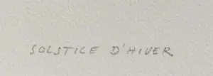 Adolphe Cieslarczyk - Solstice d'hiver kopen? Bied vanaf 20!