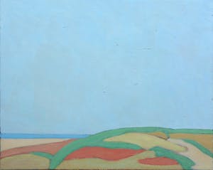 Paul Overhaus - Olieverf op doek, De kust - Ingelijst kopen? Bied vanaf 70!