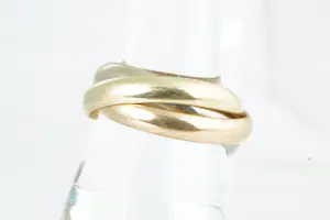 08 - Mooie 14 krt gouden tricolor Trinity designring - Cartier model kopen? Bied vanaf 310!