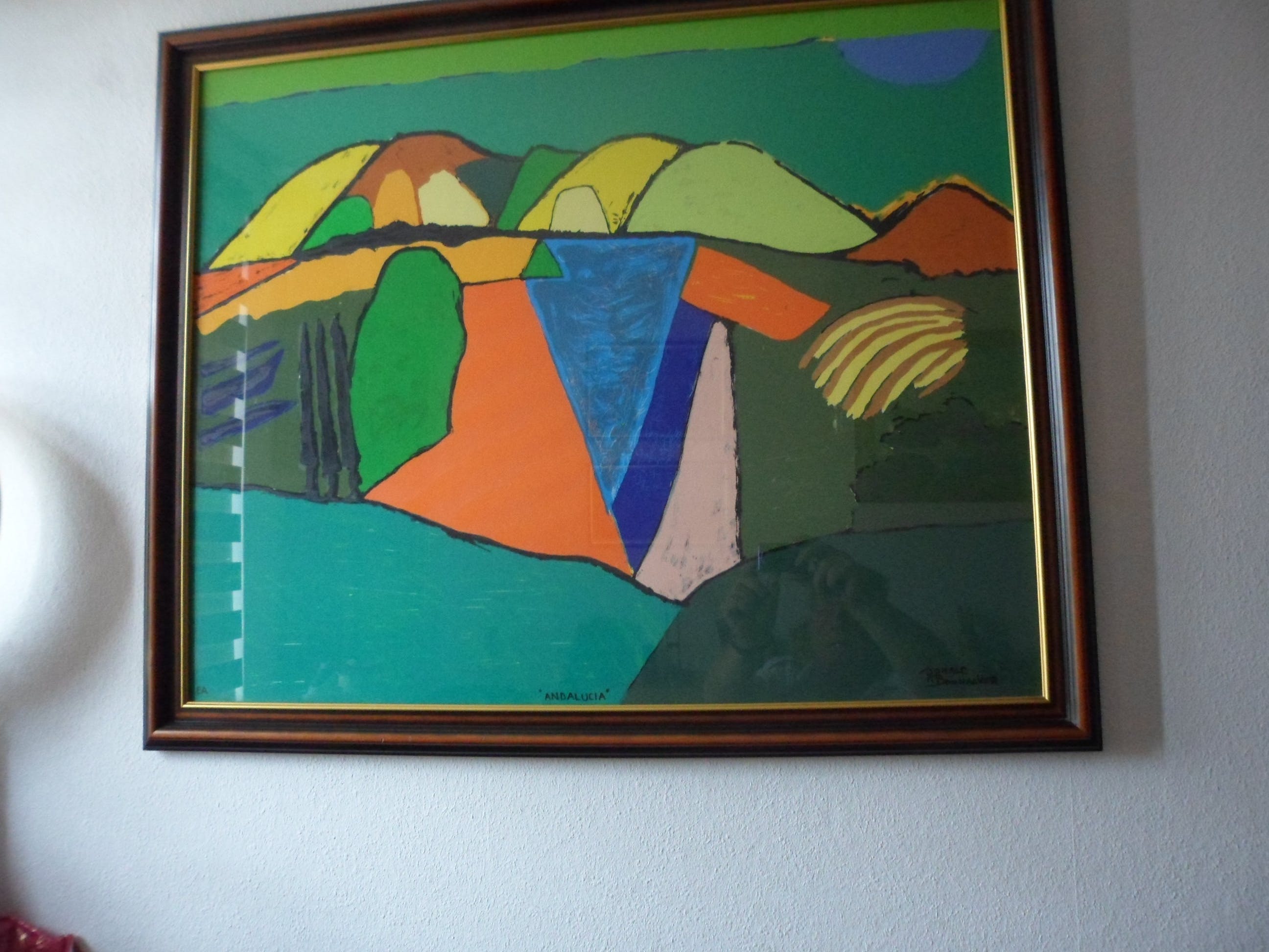 Ronald Boonacker - Zeefdruk, "Andalucia" kopen? Bied vanaf 50!